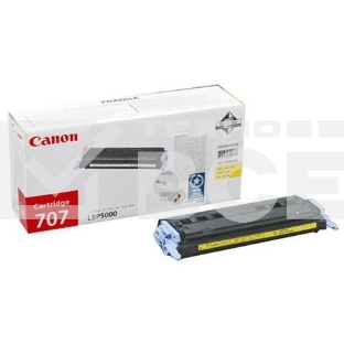 Картридж лазерный Canon 707Y (9421A004) желтый (2000 стр.) для LBP 5000/5100