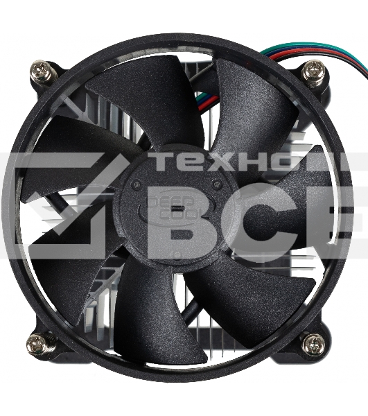 Кулер для процессора DEEPCOOL CK-11508 PWM черный, 92 мм, алюминий, 2200 об/мин, 30.1 дБ, 4 pin, 65 Вт, 70 мм