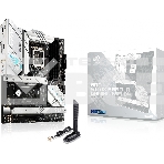 Материнская плата ASUS ROG STRIX B660-A GAMING WIFI D4, LGA 1700, Intel B660, 4xDDR4, 4xSATA, 3xM.2, 1xPCIe 5.0 x16, 1xPCIe 3.0 x4, 1xHDMI, 1xDP, 1x 2.5Gb LAN, 1xUSB-A 3.2 Gen 2, 2xUSB-A 3.2 Gen 1, 4xUSB 2.0, 5x3.5 мм, 7.1, Standard-ATX, фото 1