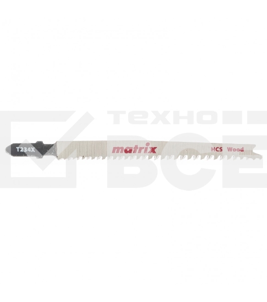 Полотна для электролобзика  по дереву, 3 шт. T234X, 90 x 2-3 мм, HCS Matrix