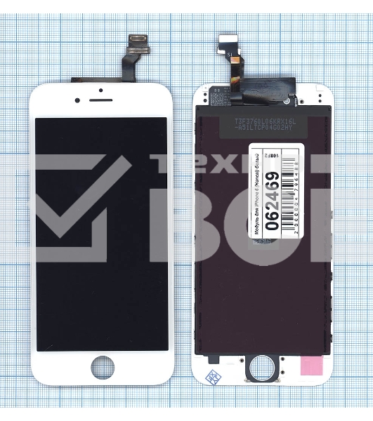 Дисплей для iPhone 6 в сборе с тачскрином (Hancai) белый