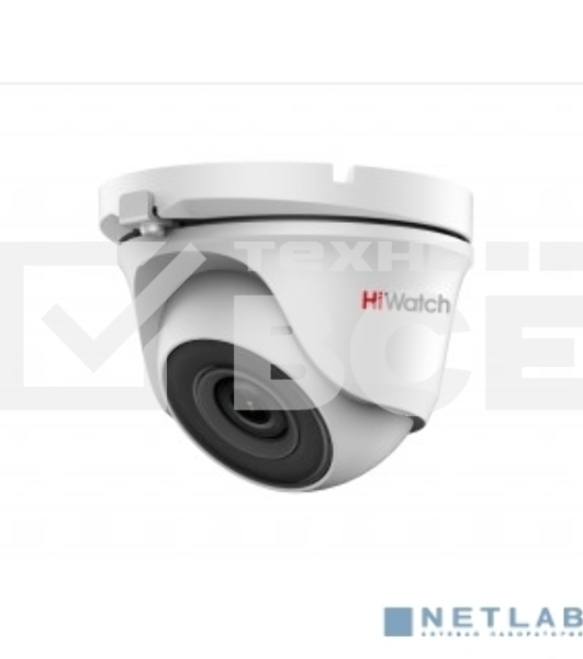 Камера видеонаблюдения HiWatch DS-T203(B) 2.8-2.8мм HD-CVI HD-TVI цветная корп.:белый