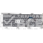 Клавиатура для ноутбука Lenovo IdeaPad Y700 Y700-15ISK черная без подсветки, фото 1