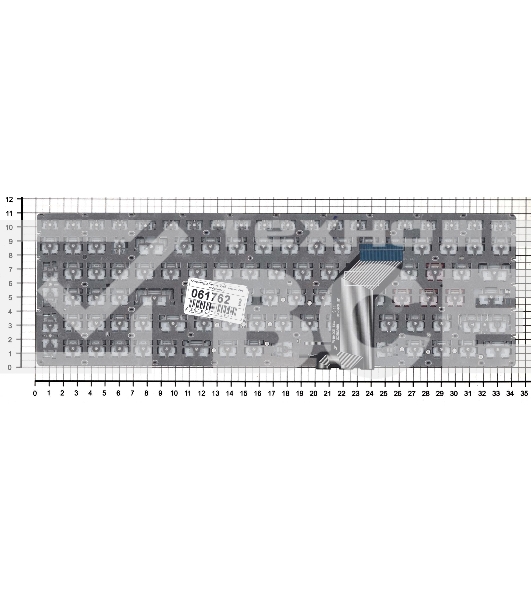 Клавиатура для ноутбука Lenovo IdeaPad Y700 Y700-15ISK черная без подсветки