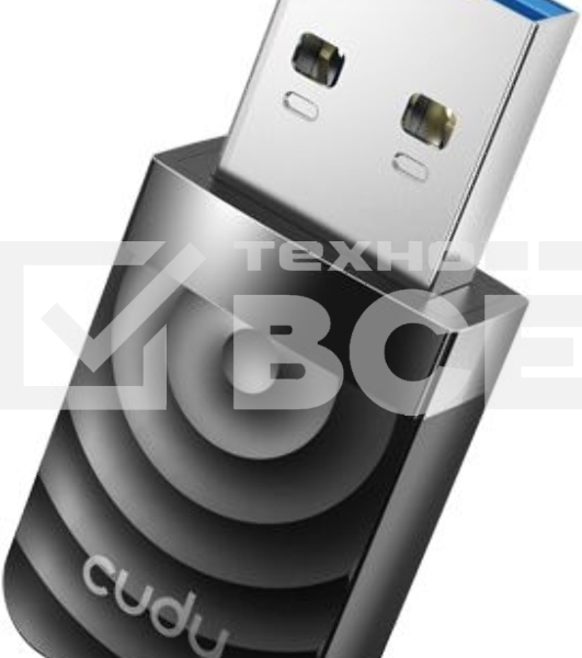 Сетевой адаптер Wi-Fi Cudy WU1300S AC1300 USB 3.0 (ант.внутр.) 1ант.