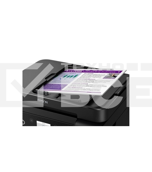 МФУ струйный Epson EcoTank L6270, A4, цветной, печ. до 33/15.5 стр/мин. (ч/б/цв.), 1200 x 4800 dpi (печ.), 1200x2400dpi (скан.), USB, RJ-45, Wi-Fi