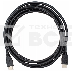 Кабель аудио-видео Cactus CS-HDMI.1.4-3 HDMI (m)/HDMI (m) 3м. Позолоченные контакты черный, фото4