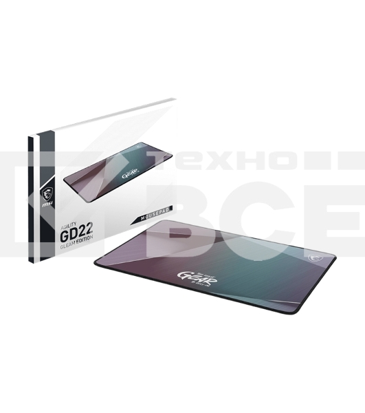 Коврик для мыши MSI AGILITY GD22 GLEAM EDITION Большой 5 вариантов расцветки/рисунок 320x220x3мм (J02-VXXXX29-EB9)