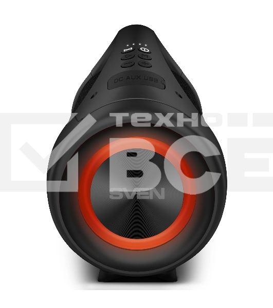 Колонки Sven 370 2.0 чёрные  (2x2W, USB, RGB подсветка)