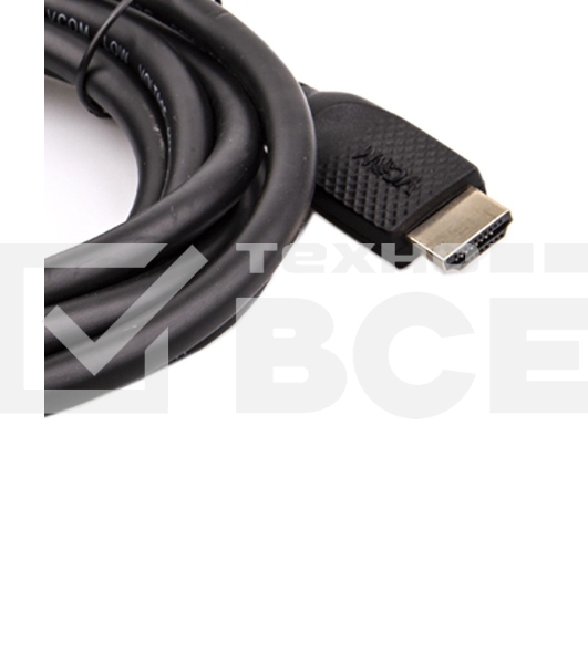Кабель HDMI AM/DVI(24+1)M, 3м, CU, 1080P@60Hz, 2F, VCOM <CG484GD-3M>