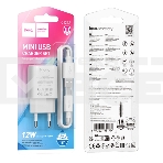 Блок питания (сетевой адаптер) HOCO C134A Solid USB-Type-C с кабелем, белый, фото 1