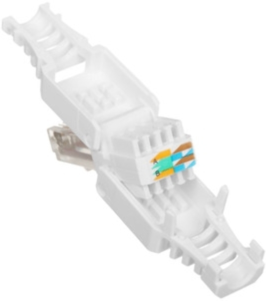 Штекер RJ-45 (8P8C) LK-8P8C быстрозажимной ручной cat.5e и 6