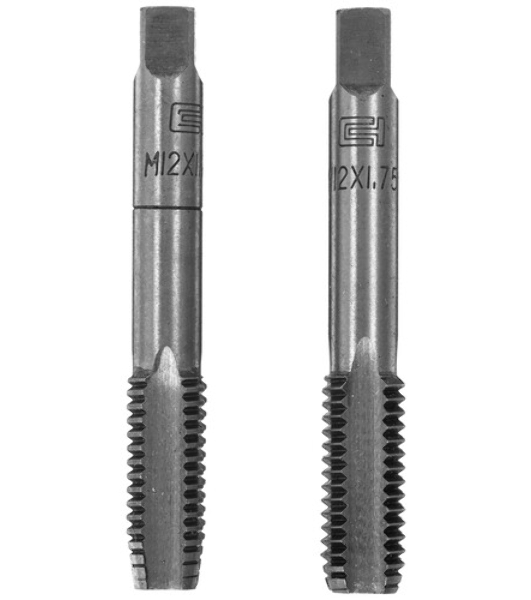 Метчик Сибртех ручной М12x1,5 мм,комплект из 2 шт.