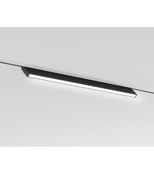 Трековый светильник GL2355 BK черный IP20 20W 3CCT 3000-6400K 48V 400*10*73
