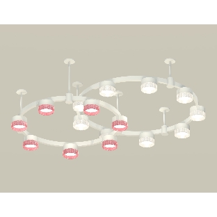 Светильник Ambrella light XR92211210/16 SWH/CL/PI белый песок/прозрачный/розовый GX53