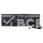 Клавиатура + мышь Oklick 250M клав:черный мышь:черный USB беспроводная slim, фото 1