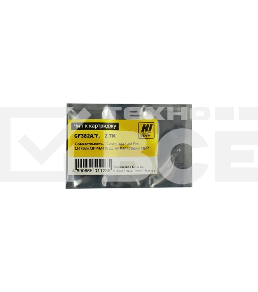 Чип Hi-Black к картриджу HP Color LJ Pro MFP M476 Y (Hi-Black) new, 2.7K