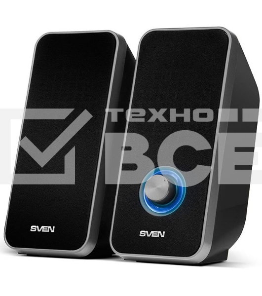 Акустическая система 2.0 SVEN 325, чёрный, USB, мощность 2x3 Вт(RMS) SVEN 325, чёрный, USB, акустическая система 2.0, мощность 2x3 Вт(RMS)