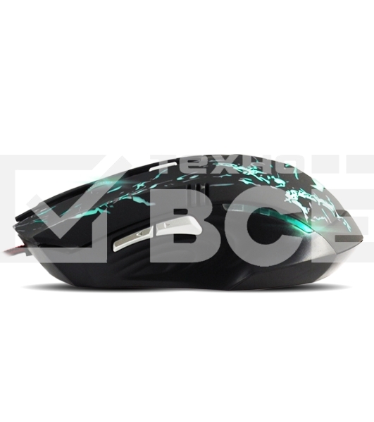 Мышь проводная Crown Gaming CMXG-600 черный, 2200 dpi, USB, кнопки - 6