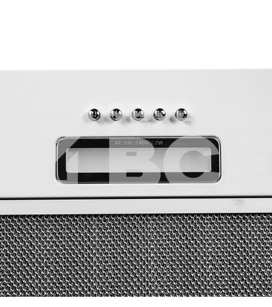 Вытяжка встраиваемая LEX GS Bloc LIGHT 600 белый управление: кнопочное (1 мотор)