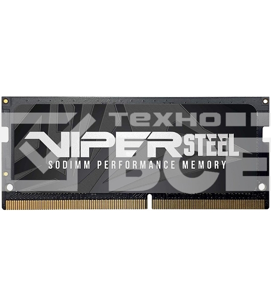 Оперативная память Patriot Viper Steel, DDR4, 8GB (1x8GB), 2666MHz, CL18, SO-DIMM