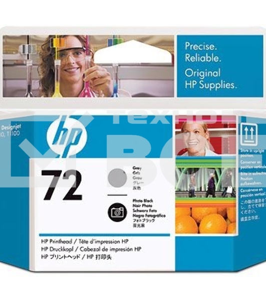 Печатающая головка HP №72 C9380A фото черный/серый печатающая головка для HP DJ T1100/T610