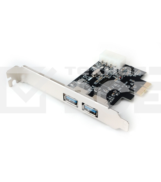 Контроллер USB  Gembird SPCR-01, в PCI, порты: 2 внешн. USB 3.0