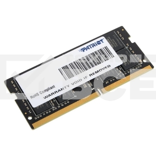 Оперативная память Patriot Signature, DDR4, 16GB (1x16 GB), 3200 MHz, CL22, SO-DIMM