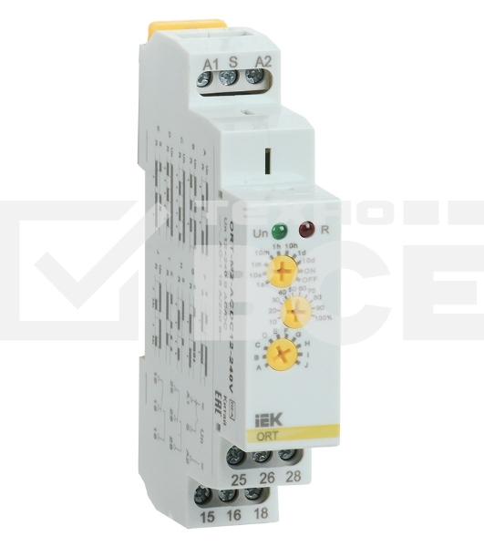 Реле времени многофункц. ORT 2 контакта 12-240В AC/DC IEK ORT-M2-ACDC12-240V