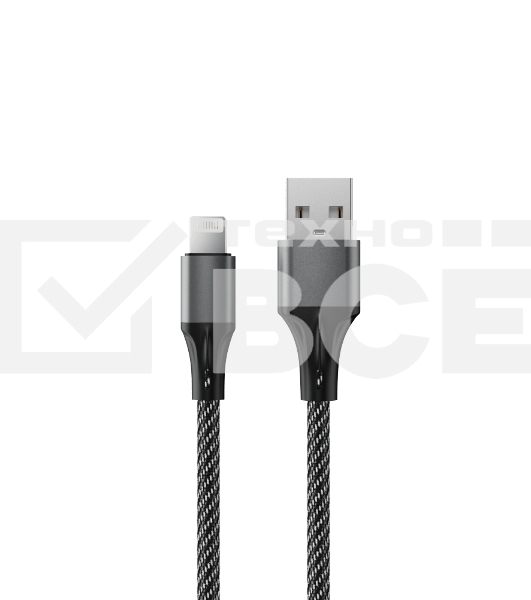Кабель Accesstyle AL24-F100M Black-Gray
