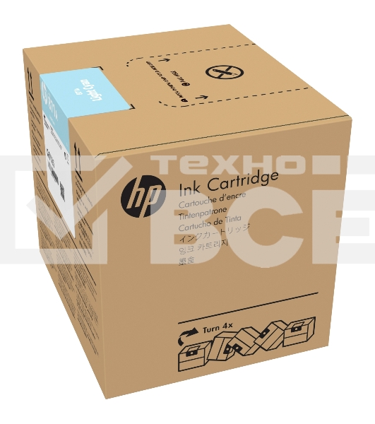 Картридж струйный HP 871C светло-голубой (3л) для HP Latex 375, 370, 570