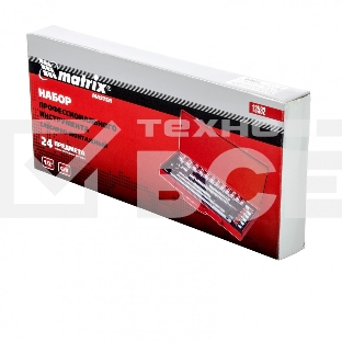 Набор шоферский MATRIX 13582с квадратом 1/2'' 24 предм. master