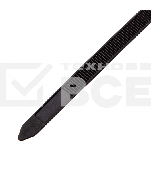 Хомуты Сибртех, 500 х 8 мм, пластиковые, черные, 50 шт.