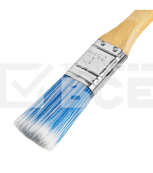 Кисть плоская 'Евро' 1', искусственная щетина, деревянная рукоятка MTX