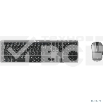 Клавиатура + мышь Оклик 300M клав:серый мышь:серый/черный USB беспроводная slim, фото14