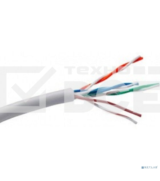 Кабель Exegate EX138965RUS UTP 4 пары кат.5e Exegate CCA Light, 305м pullbox, серый