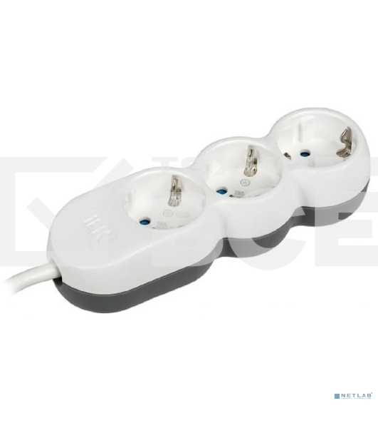 Удлинитель IEK У03 3 места 2P+PE/1,5м 3х1,5 мм2 16А/250В UNO