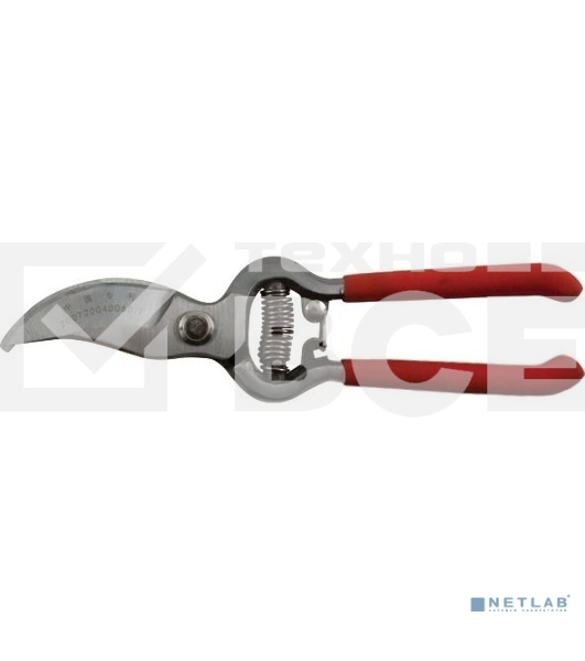 Секатор FIT 7708420см плоскостной цельнометаллический с ПВХ ручками