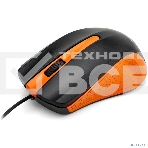Мышь проводная ExeGate Professional Standard SH-9030BO черный/оранжевый, 1200 dpi, USB, кнопки - 3, фото2