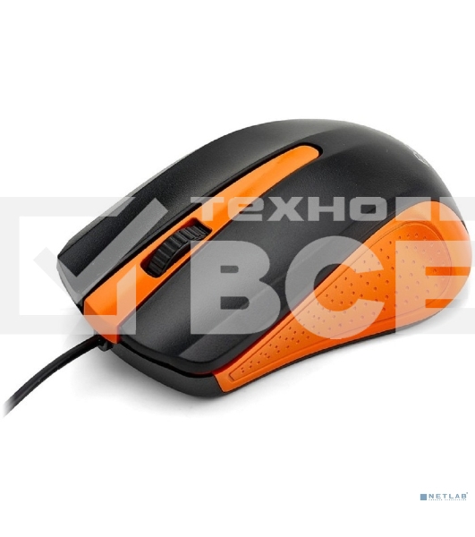 Мышь проводная ExeGate Professional Standard SH-9030BO черный/оранжевый, 1200 dpi, USB, кнопки - 3