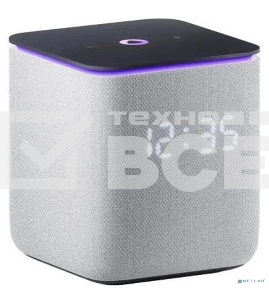Умная колонка Яндекс Станция Миди, ZigBee, 24Вт, с голосовым ассистентом Алиса на YaGPT, серый