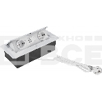 Розетка Cactus CS-SOCKET-EU/USBA-WH для столешницы белый, фото 1