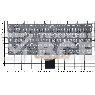 Клавиатура для ноутбука HP Pavilion 14-DV 14-DW синяя
