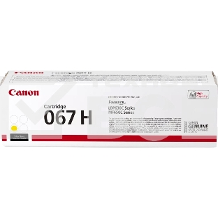 Картридж лазерный Canon CRG 067 HY (5103C002) желтый (24000 стр.) для Canon LBP631/633/MF651/655/657