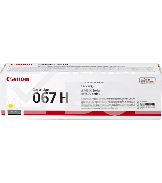 Картридж лазерный Canon CRG 067 HY (5103C002) желтый (24000 стр.) для Canon LBP631/633/MF651/655/657