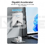 Модуль Vention Keystone Jack Cat.6 неэкранированный 180 градусов Белый, фото2