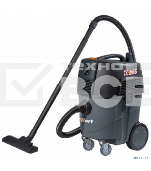 Строительный пылесос Bort BAX-1530M-Smart Clean 1600Вт (уборка: сухая/влажная) черный