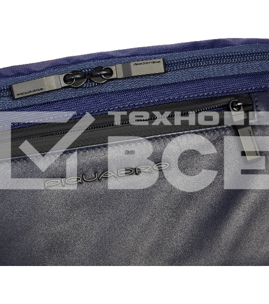Сумка на пояс Piquadro Orion CA2174S136/BLU синий ткань/натур.кожа