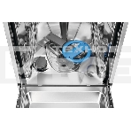 Встраиваемая посудомоечная машина ELECTROLUX EEG63410L/Встраиваемая узкая посудомоечная машина, загрузка на 10 комплектов посуды, сенсорное управление, 8 программ, 44.6x55x82 см, черный, сушка: стандартная (конденсация), индикация на полу: проекция дисплея, фото8