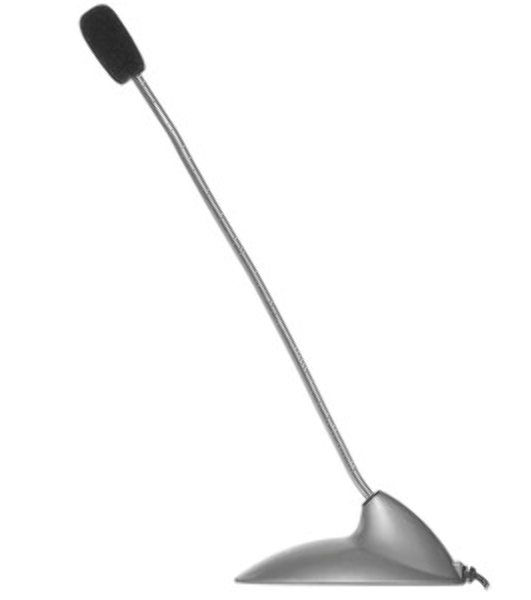 Микрофон компьютерный Defender MIC-111, серый, кабель 1,5 м